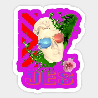 The jester archetype 3d Sticker